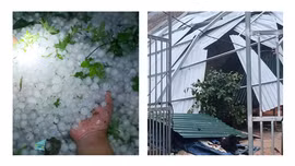 Xã Nghĩa Đô thiệt hại do dông lốc và mưa đá