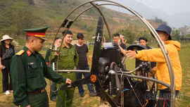 Tạm dừng hoạt động dù lượn gắn động cơ tại xã Tả Van