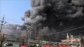 Hàn Quốc: 14 người thiệt mạng trong vụ cháy nhà máy phụ tùng ô tô ở Daejeon