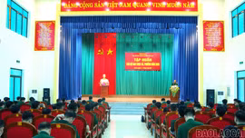 Bộ Chỉ huy Quân sự tỉnh Lào Cai tập huấn cán bộ Ban Chỉ huy Quân sự xã, phường