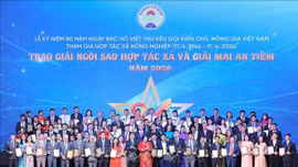 Lào Cai có 2 đơn vị được vinh danh tại Lễ trao Giải Ngôi sao hợp tác xã và Mai An Tiêm năm 2026