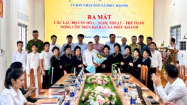 Xã Phúc Khánh ra mắt Câu lạc bộ Văn hóa - Nghệ thuật - Thể thao nòng cốt