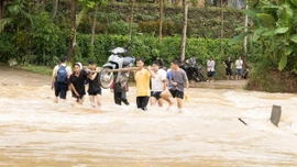 Xã Nghĩa Đô: Hiểm nguy tiềm ẩn tại cầu tràn qua suối ở thôn Bản Hón