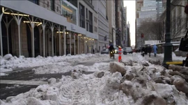 Mỹ: Thành phố New York đóng cửa toàn bộ mạng lưới giao thông trước bão tuyết lớn