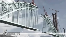 Đứt dây cáp cầu đang xây tại Trung Quốc, nhiều người thiệt mạng và mất tích