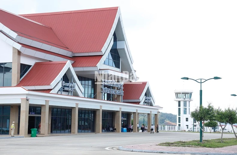 Công trình nhà ga sân bay Nongkhang.