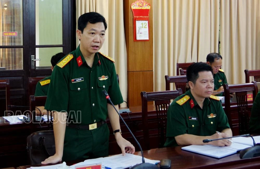 Dai ta Pham Duc Hoai, pho vu truong vu phap che, BQP.JPG