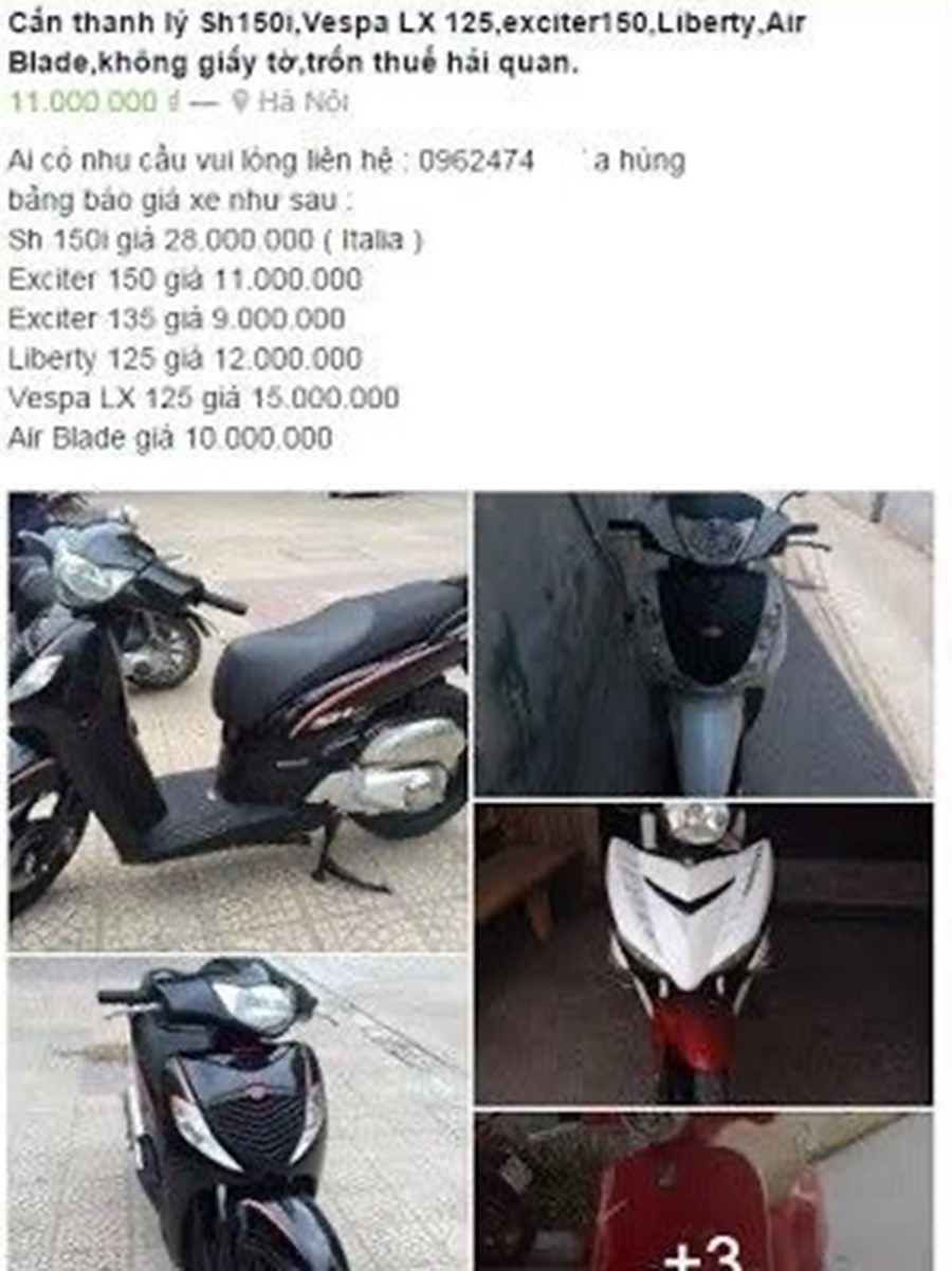 Người dân cần đặc biệt cảnh giác với những lời rao bán xe thế này. Người dân cần đặc biệt cảnh giác với những lời rao bán xe thế này.