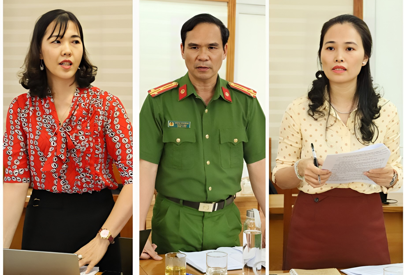 Đại biểu phát biểu tại buổi làm việc. 2.jpeg