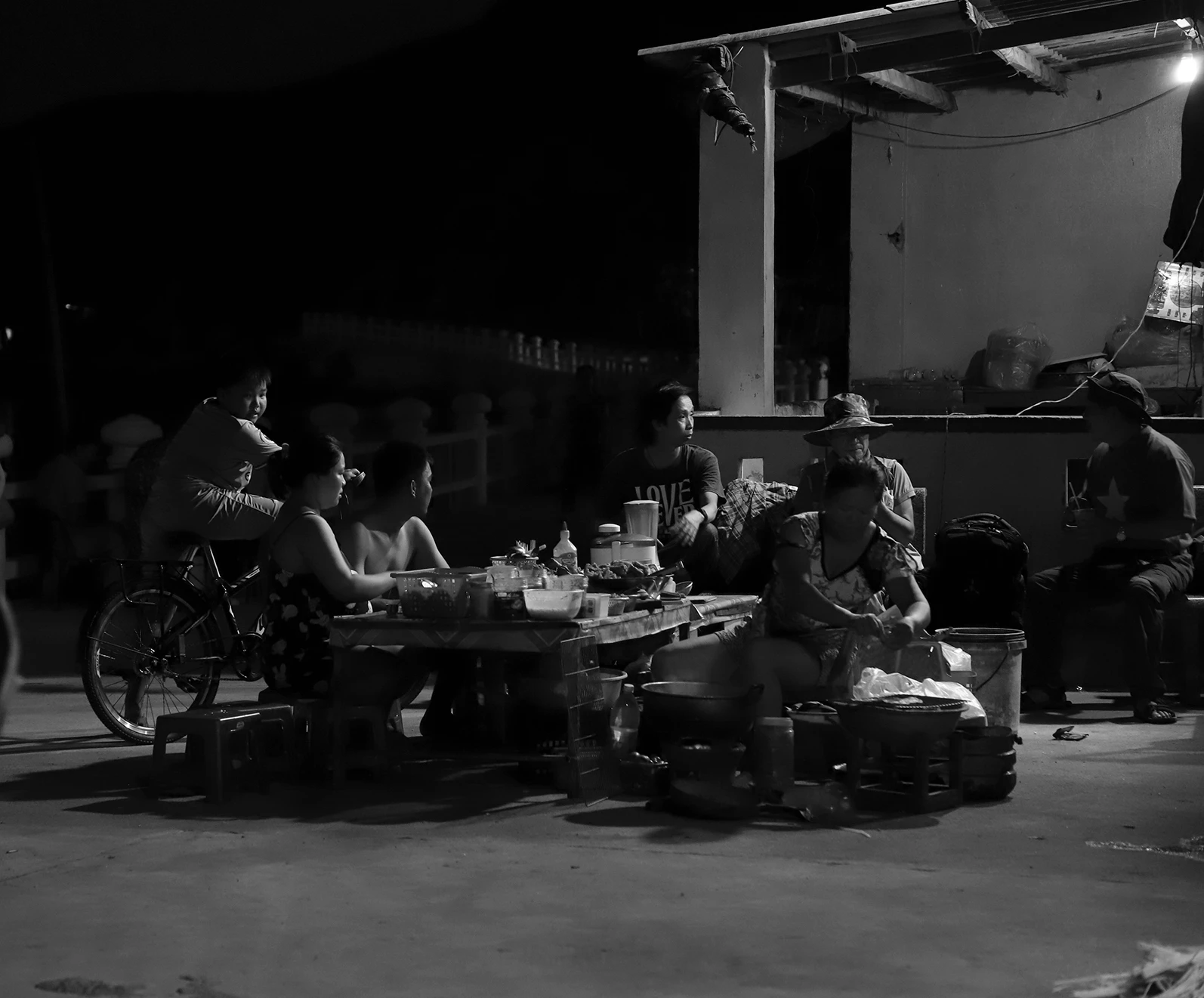 Phút bên nhau khi cuối ngày.