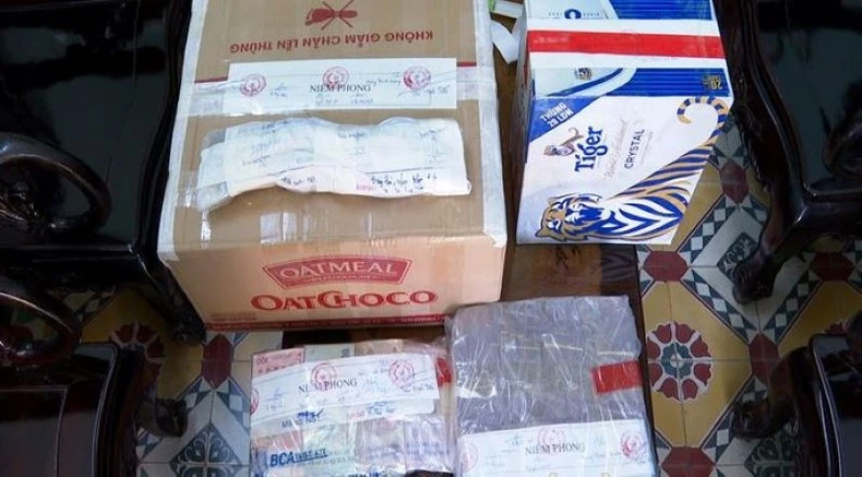 Tang vật vụ án.