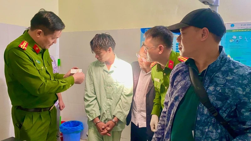 Đối tượng Xươm bị bắt sau 24 giờ lẩn trốn.