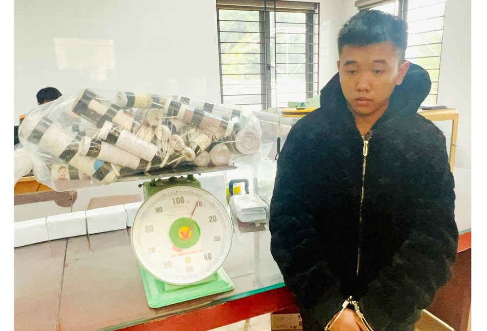 Ảnh 2. Đối tượng Nguyễn Duy Kiên tại cơ quan Công an (1).jpg