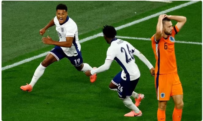 Ollie Watkins đưa Tam sư thẳng tiến chung kết EURO 2024.