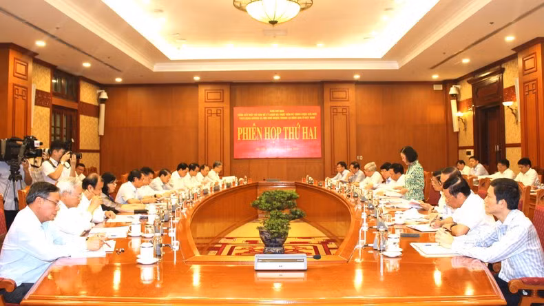 Phiên họp thứ 2 Ban Chỉ đạo Tổng kết một số vấn đề lý luận và thực tiễn về công cuộc đổi mới theo định hướng xã hội chủ nghĩa trong 40 năm qua ở Việt Nam.