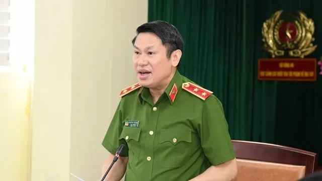Trung tướng Nguyễn Văn Viện - Cục trưởng Cục Cảnh sát điều tra tội phạm về ma túy.