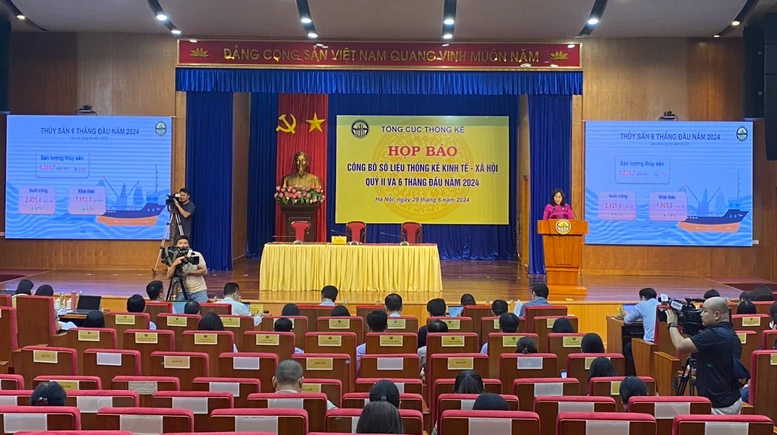 Họp báo công bố số liệu thống kê kinh tế-xã hội quý II và 6 tháng đầu năm.