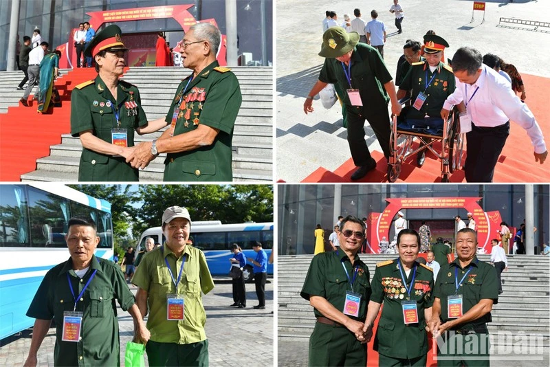 Các đại biểu dự Hội nghị biểu dương người có công với cách mạng tiêu biểu toàn quốc năm 2023 tại Thừa Thiên Huế, tháng 7/2023.