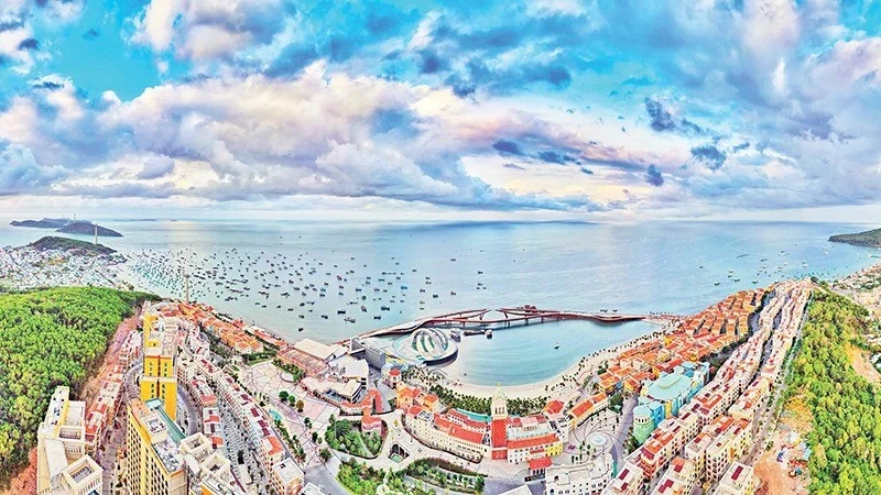 Một góc phường An Thới, thành phố Phú Quốc.