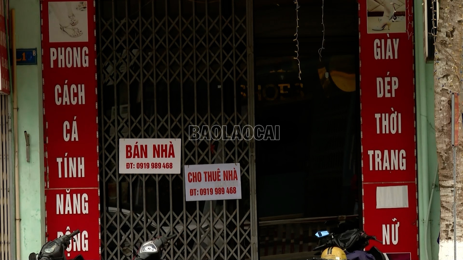 Không khó để bắt gặp các biển bán nhà, cho thuê nhà tại những tuyến đường trên địa bàn thành phố Lào Cai. baolaocai-c_t4.jpg