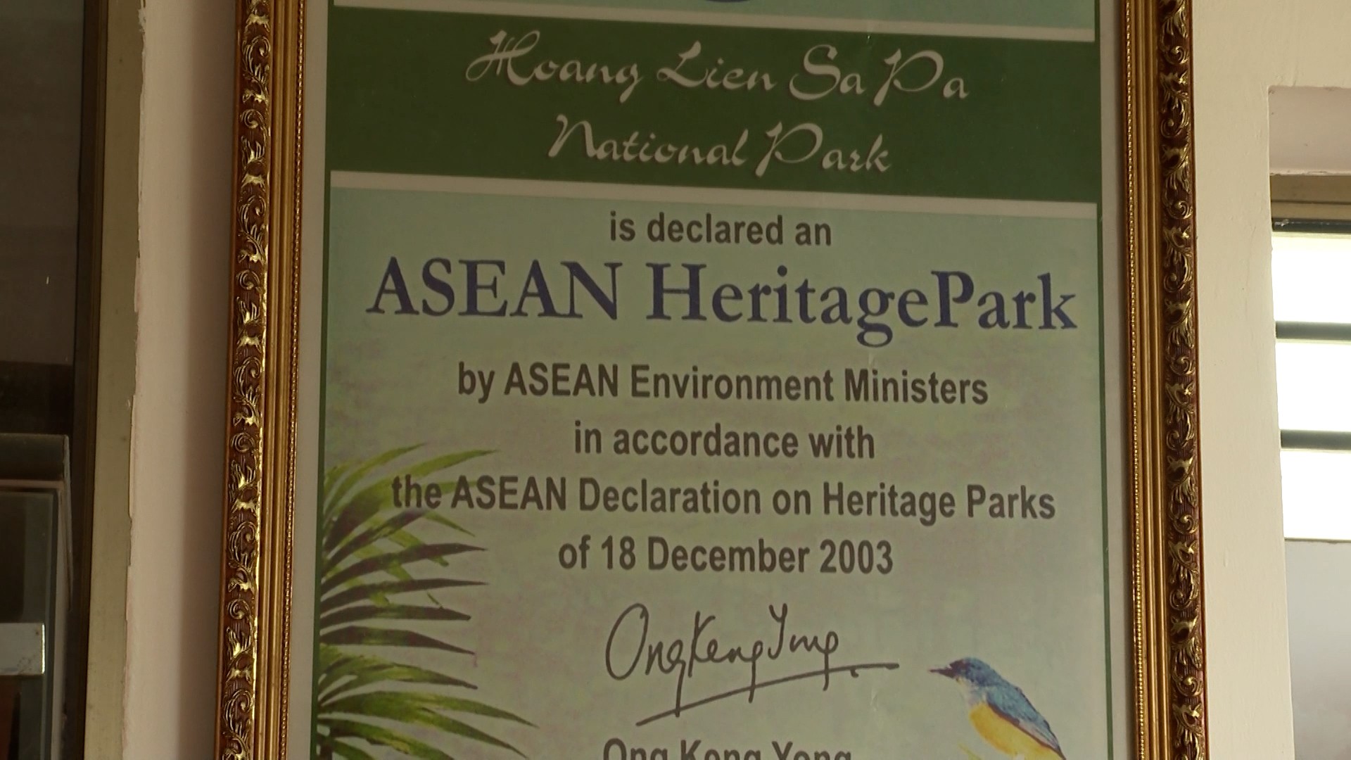 ឧទ្យានជាតិ Hoang Lien ត្រូវបានទទួលស្គាល់ជាឧទ្យានបេតិកភណ្ឌអាស៊ាន។ 41.jpg