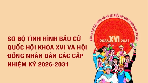 Sơ bộ tình hình bầu cử đại biểu Quốc hội khóa XVI và đại biểu Hội đồng nhân dân các cấp nhiệm kỳ 2026-2031