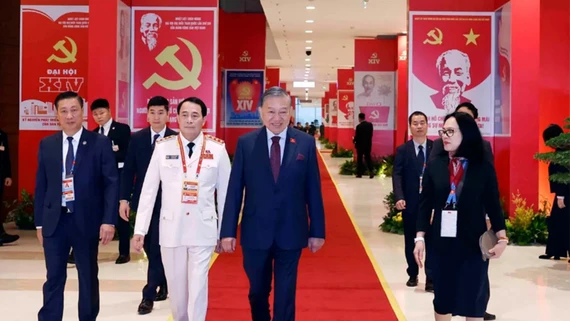 Lãnh đạo Đảng, Nhà nước và các đại biểu tham dự phiên họp trù bị Đại hội XIV của Đảng