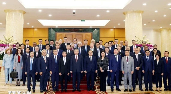 Tổng Bí thư Tô Lâm tiếp lãnh đạo một số tập đoàn quốc tế