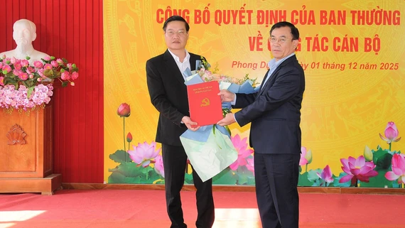 Đồng chí Đỗ Quang Trung được điều động, chỉ định Bí thư Đảng ủy xã Phong Dụ Hạ