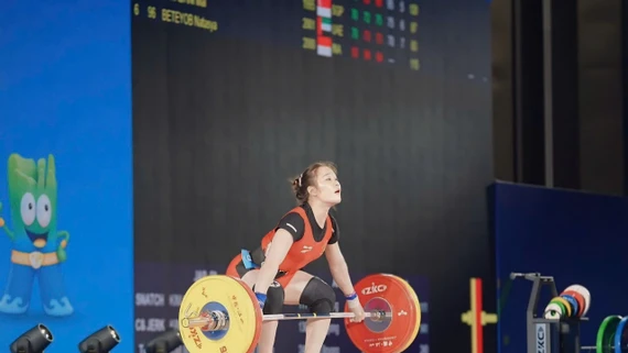 Nữ đô cử Quàng Thị Tâm giành huy chương Đồng tại Giải vô địch cử tạ châu Á năm 2025