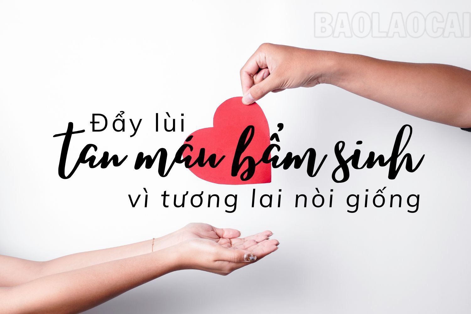 Đẩy lùi tan máu bẩm sinh vì tương lai nòi giống