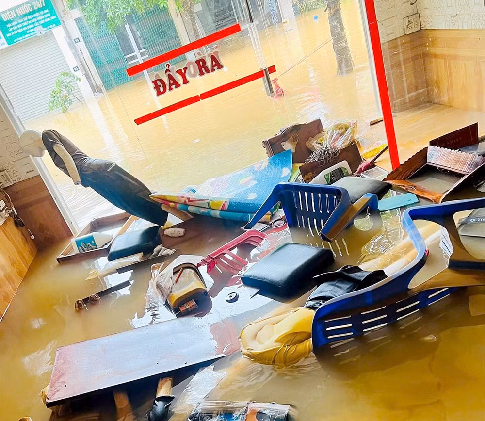 Yên Bái ngập úng diện rộng, vượt mốc lịch sử năm 1968 và 2008 ảnh 3