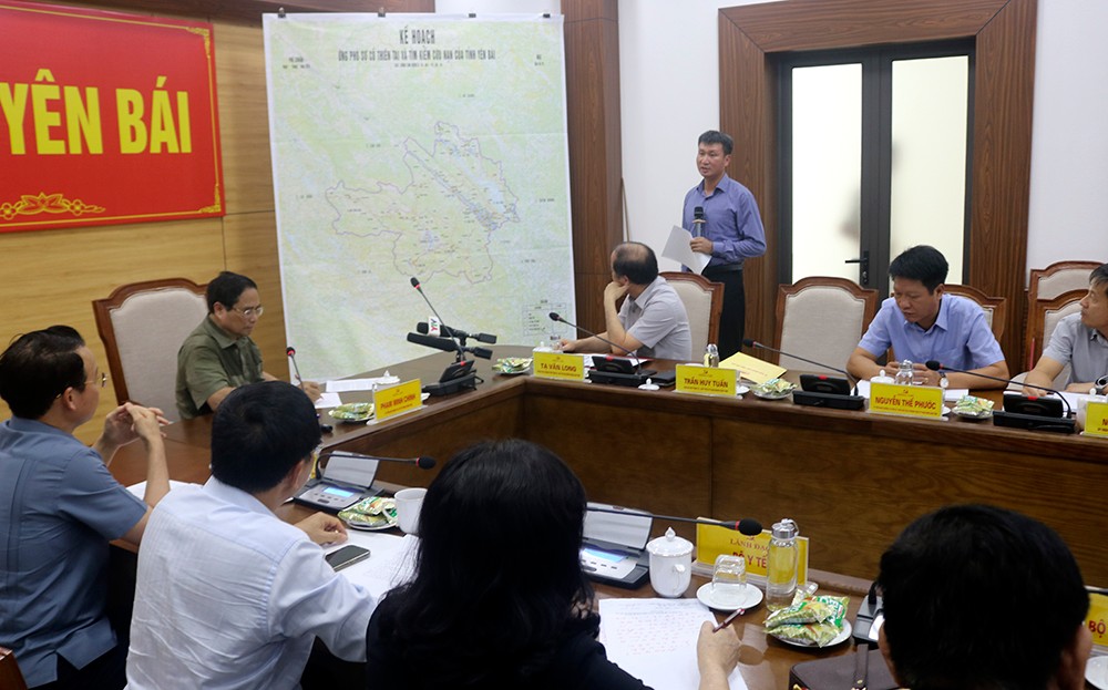 Thủ tướng Chính phủ Phạm Minh Chính chỉ đạo khắc phục hậu quả thiên tai tại tỉnh Yên Bái ảnh 2 Thủ tướng Chính phủ Phạm Minh Chính chỉ đạo khắc phục hậu quả thiên tai tại tỉnh Yên Bái ảnh 2