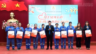 Công đoàn xã Yên Bình tổ chức Chương trình “Tết Sum vầy - Xuân ơn Đảng” năm 2026