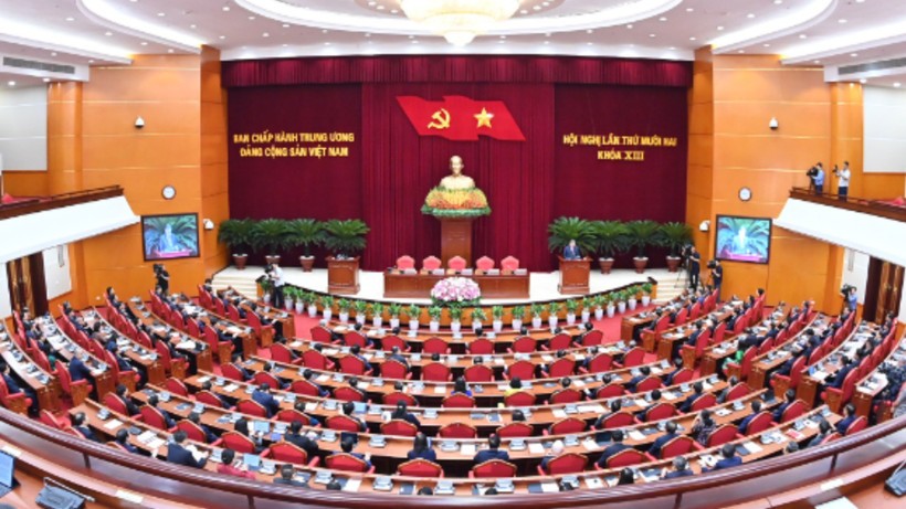 Quang cảnh Hội nghị Trung ương 12, khóa XIII. image-10.jpg