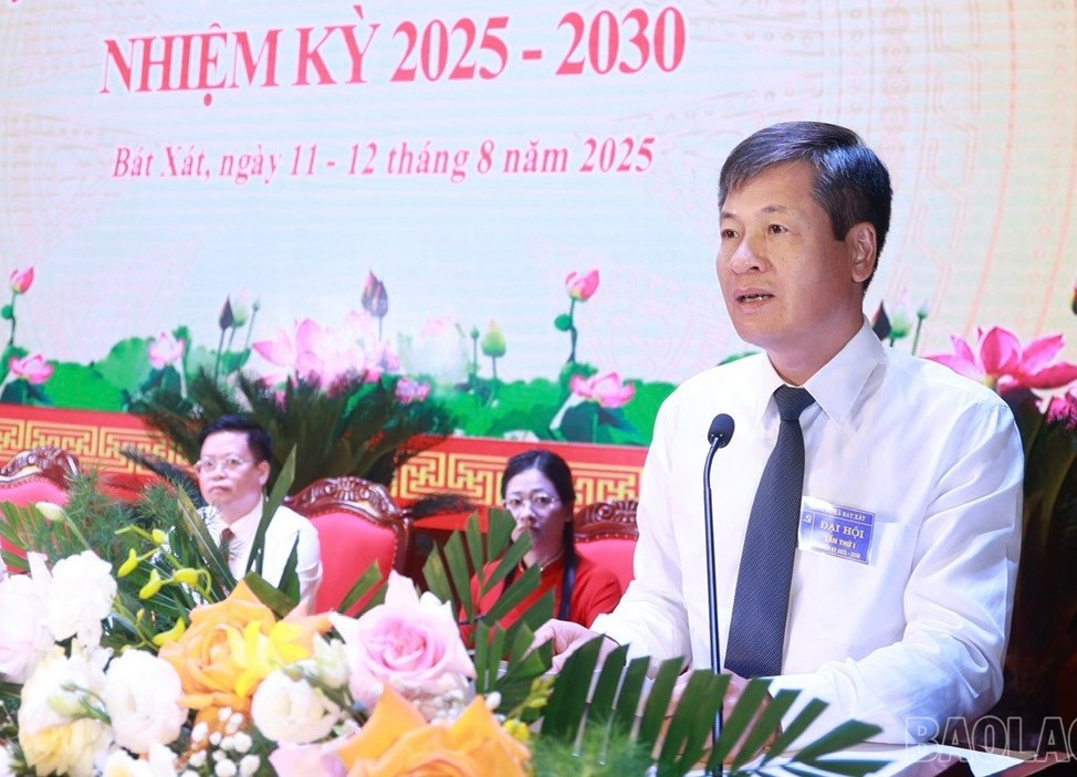 Đồng chí Ngô Hạnh Phúc - Phó Chủ tịch UBND tỉnh phát biểu tại Đại hội. image-1.jpg
