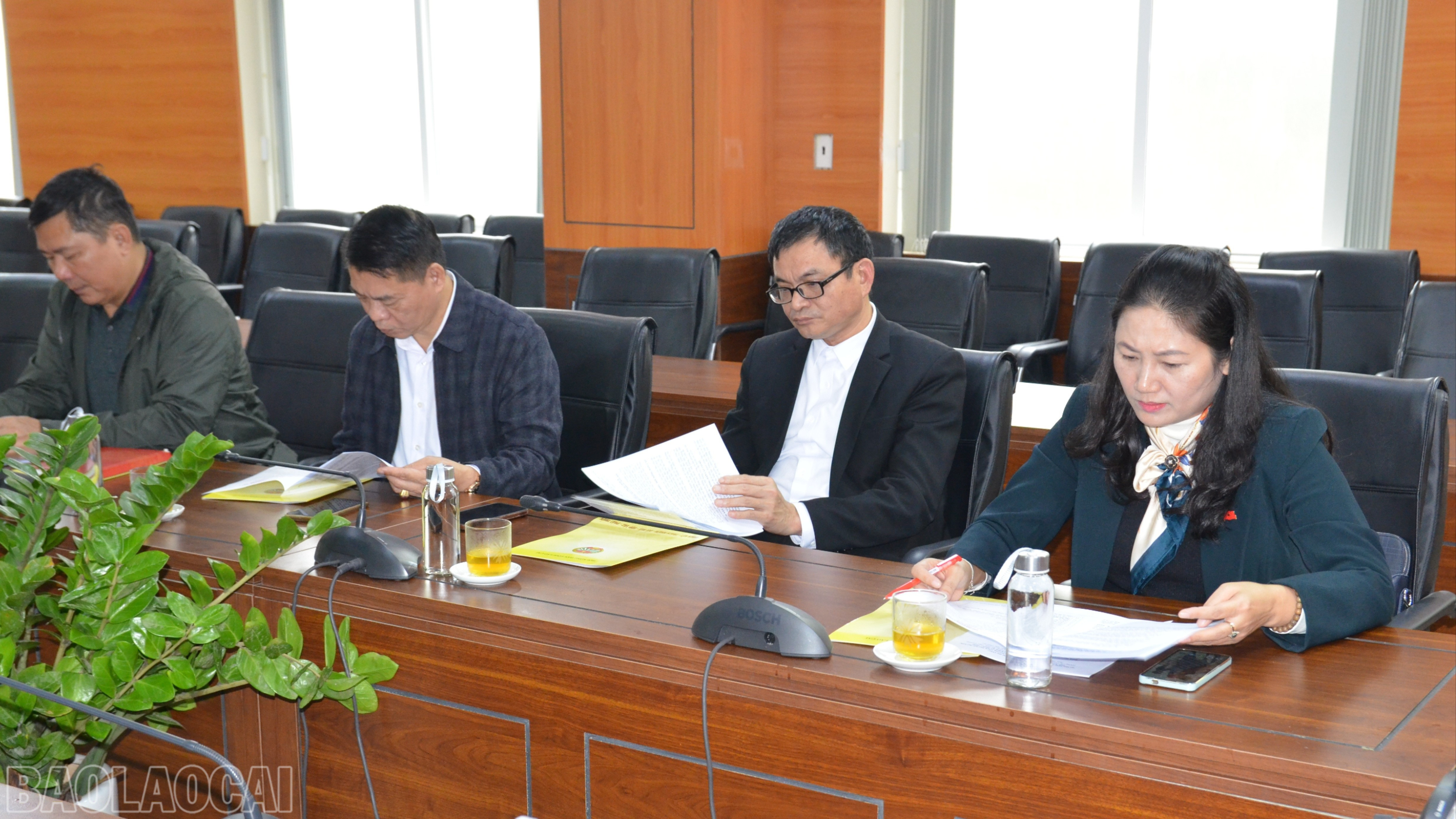 Lãnh đạo Ban Tuyên giáo và Dân vận Tỉnh ủy, các cơ quan báo chí trung ương, địa phương dự buổi gặp mặt.