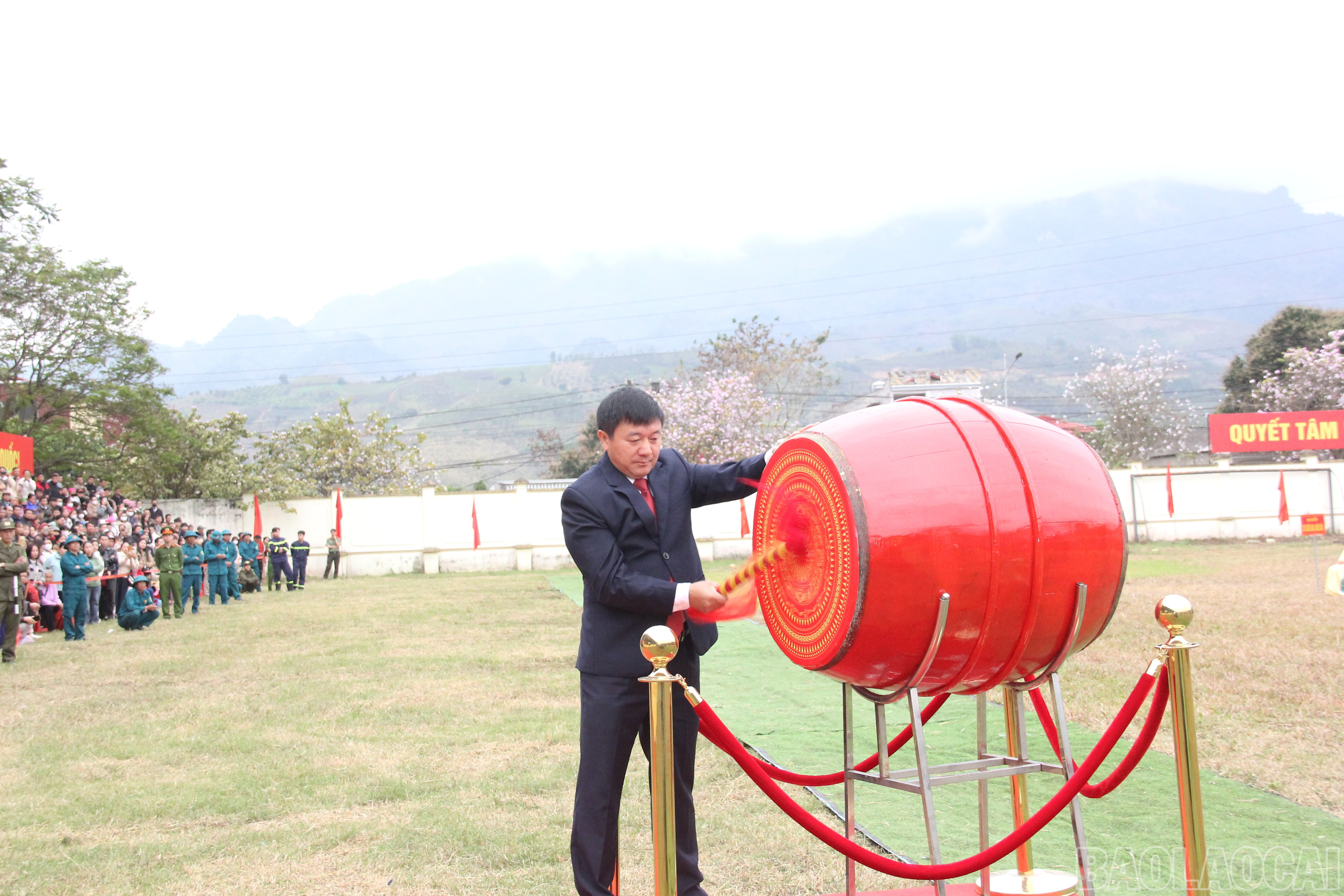 Đồng chí Giàng A Tông đã gióng lên hồi trống hội tòng quân.