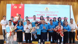 Công đoàn xã Mậu A thành lập mới 6 công đoàn cơ sở