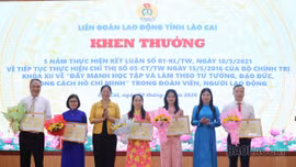 Liên đoàn Lao động tỉnh sơ kết 5 năm thực hiện Kết luận số 01 của Bộ Chính trị 