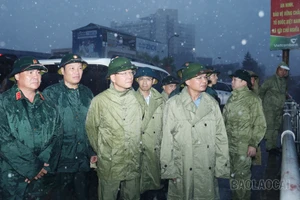 Phó Thủ tướng Lê Thành Long kiểm tra tình hình mưa, lũ tại Lào Cai