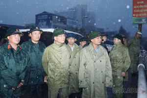 Phó Thủ tướng Lê Thành Long kiểm tra tình hình mưa, lũ tại Lào Cai