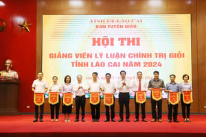 18 thí sinh tham dự Hội thi Giảng viên lý luận chính trị giỏi tỉnh Lào Cai năm 2024