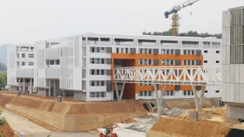 Diện mạo Trường THPT chuyên sắp hoàn thành ở Lào Cai