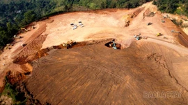 Gấp rút thi công dự án trường nội trú biên giới A Mú Sung