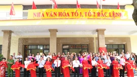 Khánh thành Nhà văn hóa tổ 1, tổ 2 Bắc Lệnh, phường Cam Đường