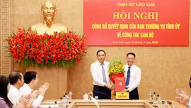 Đồng chí Vũ Quỳnh Khánh giữ chức Phó Bí thư Thường trực Đảng ủy các cơ quan Đảng tỉnh Lào Cai
