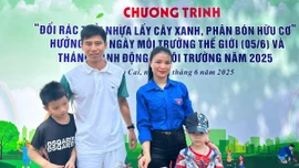 Đổi rác thải nhựa lấy cây xanh nhằm hưởng ứng Ngày môi trường Thế giới 5/6