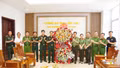 Bộ Chỉ huy Quân sự tỉnh chúc mừng Công an tỉnh nhân ngày truyền thống lực lượng Công an nhân dân