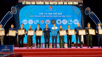 Giải thưởng Tình nguyện quốc gia năm 2024 tôn vinh những cống hiến vì cộng đồng